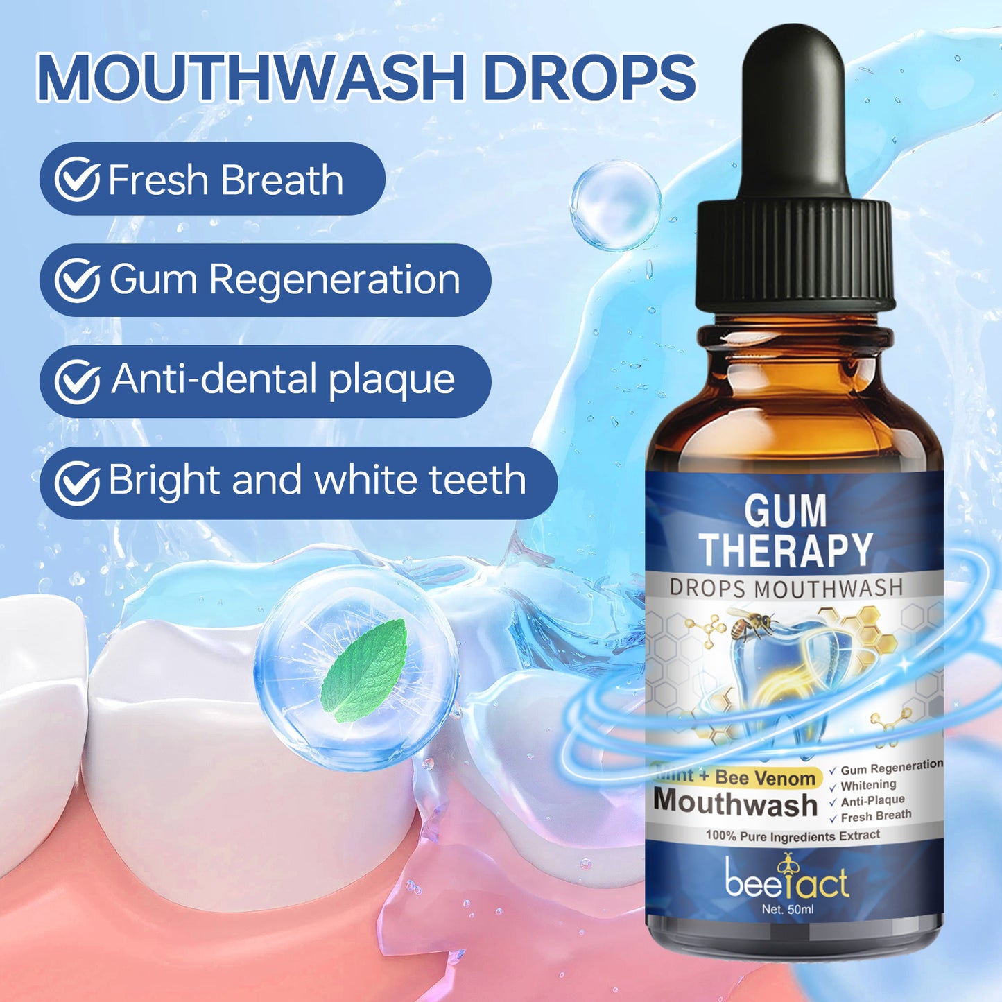 Mint Mouthwash Drops for Oral Freshness