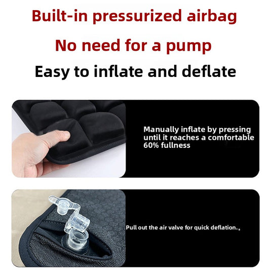 Anti-Decubitus Cushion 3D Airbag Breathable Anti-Butt Pain Beauty Buttocks Cushion Office Wheelchair Inflatable Air Tpu Seat Cushion